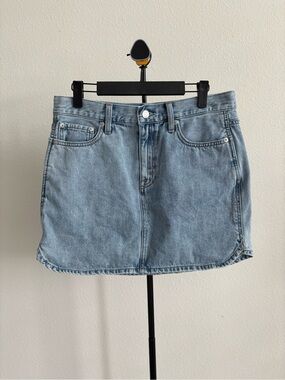 Pistola Denim Mini Skirt Women’s Size 28 Light Wash Jean Skirt Y2K Casual